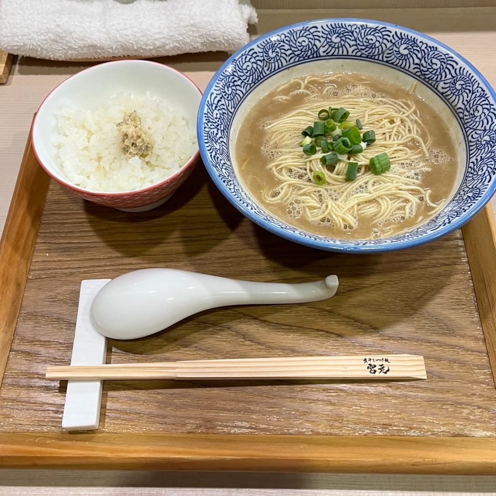 ユーザーが投稿したラーメンの写真 - 実際訪問したユーザーが直接撮影して投稿した西蒲田ラーメン / つけ麺煮干しつけ麺 宮元の写真