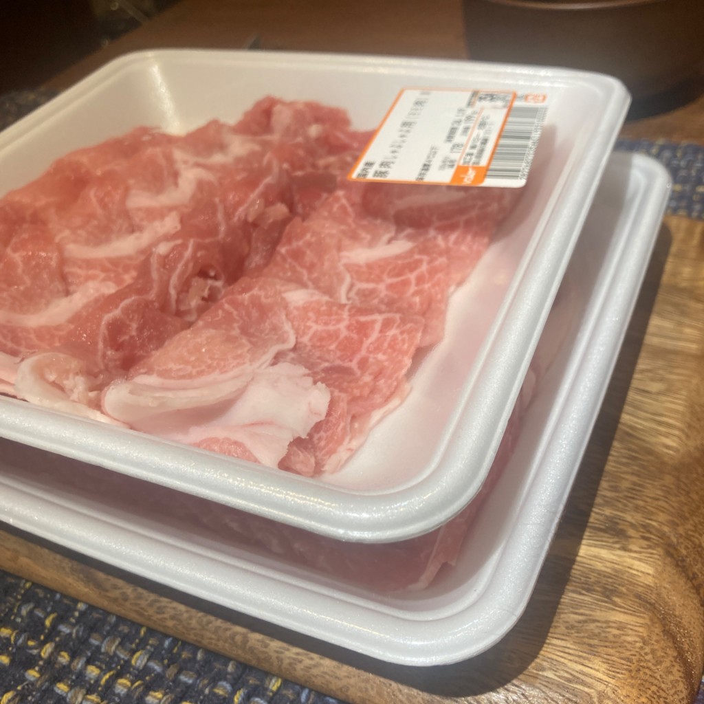 ユーザーが投稿した豚肉しゃぶしゃぶ用  モモの写真 - 実際訪問したユーザーが直接撮影して投稿した若杉町デザート / ベーカリー北欧倶楽部 小松東バロー店の写真