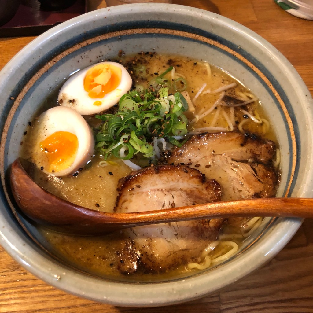 ユーザーが投稿した塩ラーメンの写真 - 実際訪問したユーザーが直接撮影して投稿した杉ヶ町ラーメン専門店あまのじゃく JR奈良店の写真