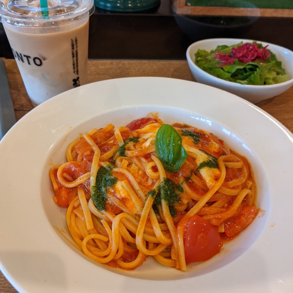 ユーザーが投稿したモッツァレラのトマトソースの写真 - 実際訪問したユーザーが直接撮影して投稿したカフェプロント 四条烏丸店 by JEUGIAの写真