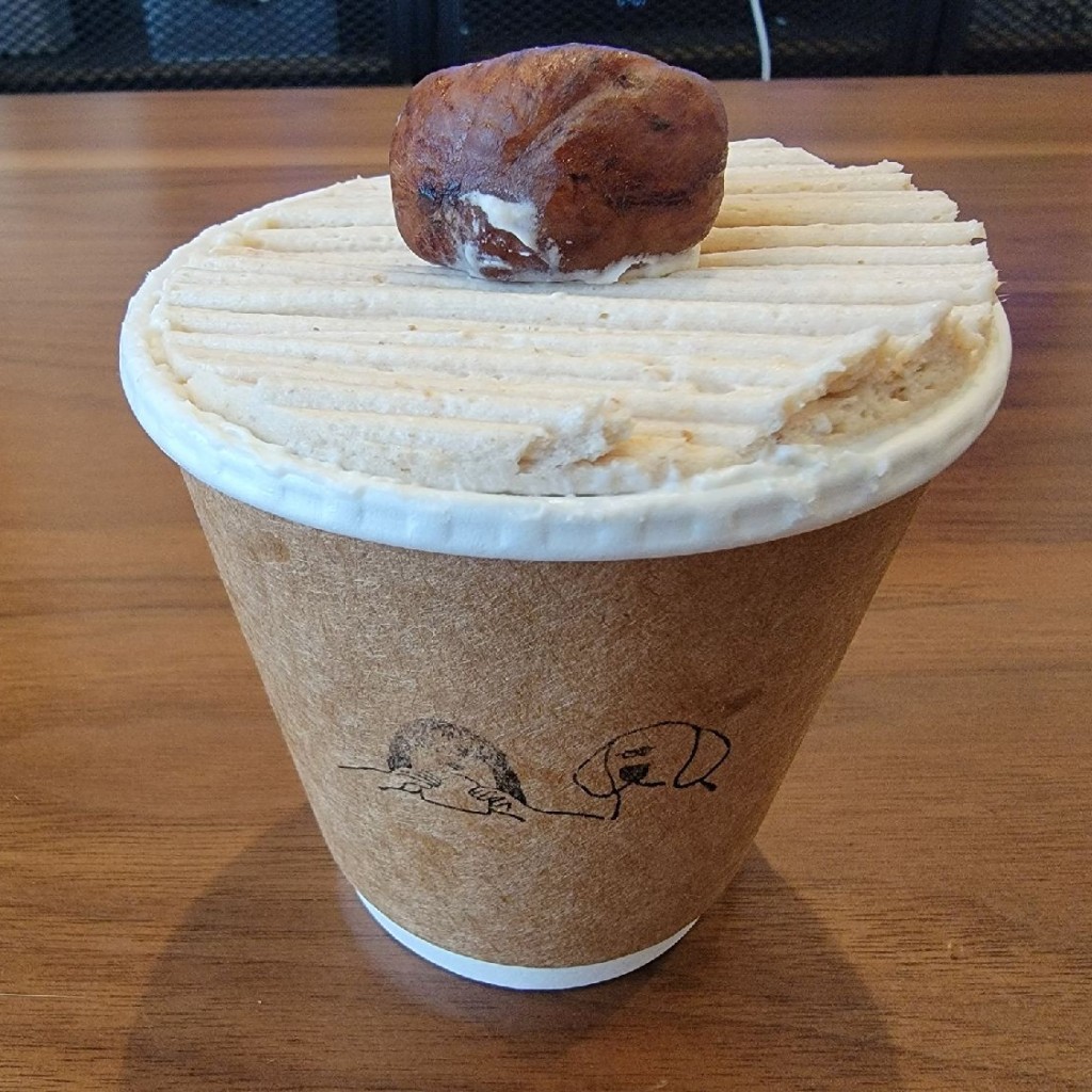 ユーザーが投稿したモンブランの写真 - 実際訪問したユーザーが直接撮影して投稿した柴崎町コーヒー専門店kashinoki coffeeの写真