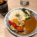 ローストベジタブルカレー - 実際訪問したユーザーが直接撮影して投稿した南幸カフェRucy+R 横浜ジョイナス店の写真のメニュー情報