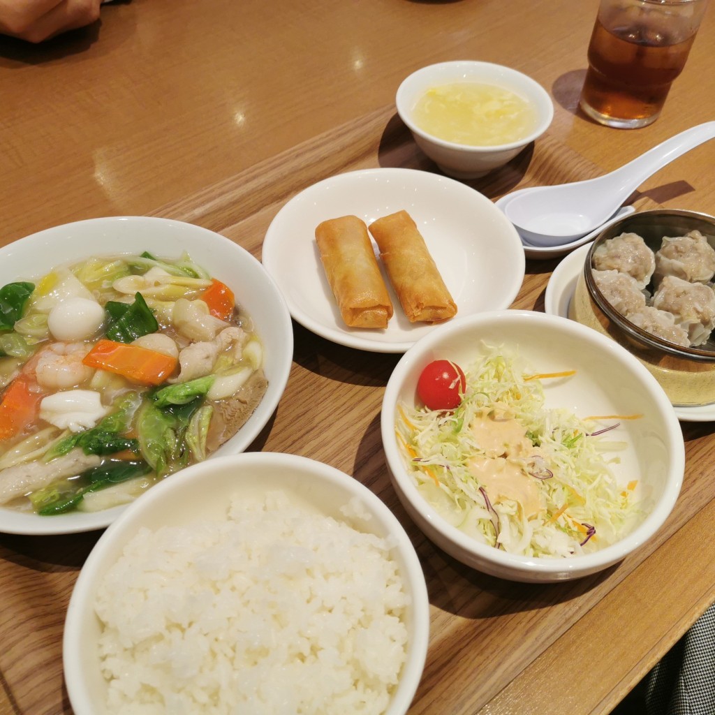 ユーザーが投稿した定食八宝菜の写真 - 実際訪問したユーザーが直接撮影して投稿した高島中華料理崎陽軒 中華食堂店の写真