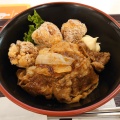 牛カルビ&唐揚げ丼 - 実際訪問したユーザーが直接撮影して投稿したレイクタウン丼もの柿安 Meat Express イオンレイクタウン店の写真のメニュー情報