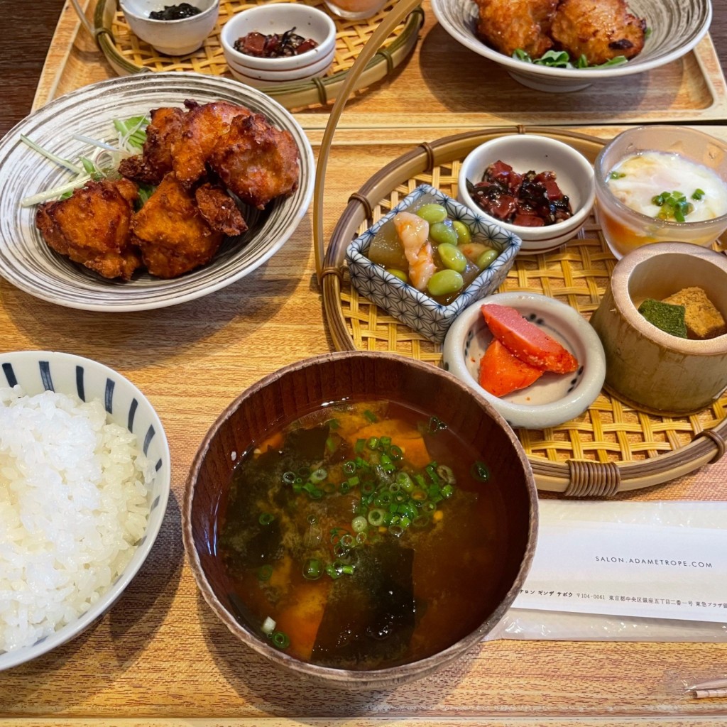 ユーザーが投稿した小鉢6種の写真 - 実際訪問したユーザーが直接撮影して投稿した深沢和食 / 日本料理SALON GINZA SABOU こめ食堂の写真