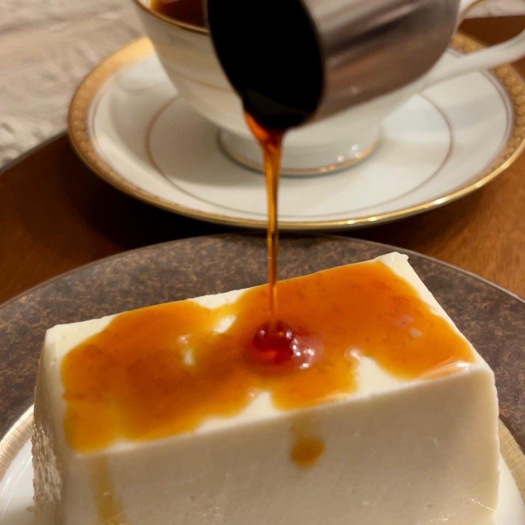ユーザーが投稿したコーヒーミルクプリンの写真 - 実際訪問したユーザーが直接撮影して投稿した渋谷喫茶店喫茶サテラの写真