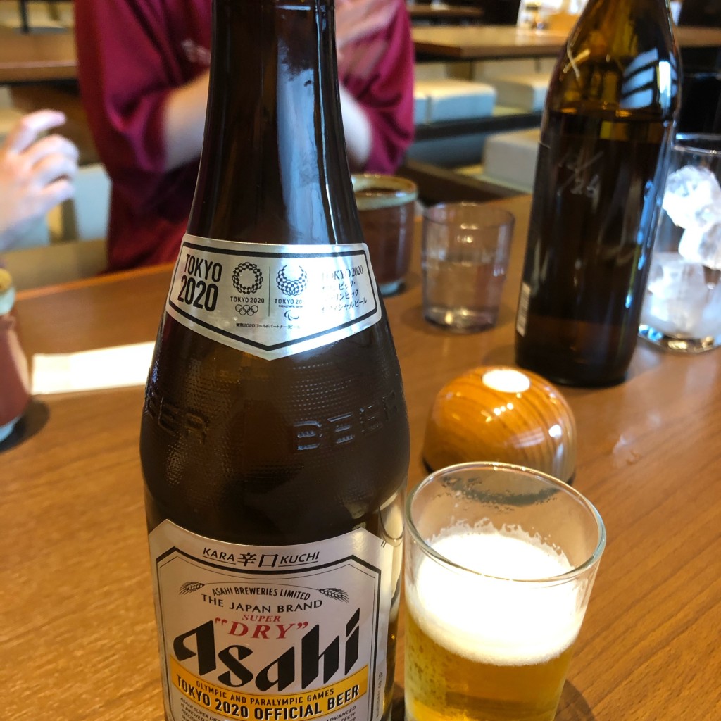 ユーザーが投稿した瓶ビールの写真 - 実際訪問したユーザーが直接撮影して投稿した谷塚上町その他飲食店湯あがりキッチン・一休 草加店の写真