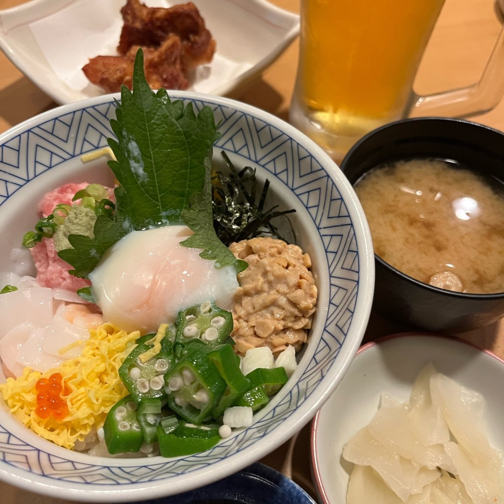 ユーザーが投稿した夢庵うまか丼(付汁)の写真 - 実際訪問したユーザーが直接撮影して投稿した宮元町ファミリーレストラン夢庵 横浜宮元町店の写真