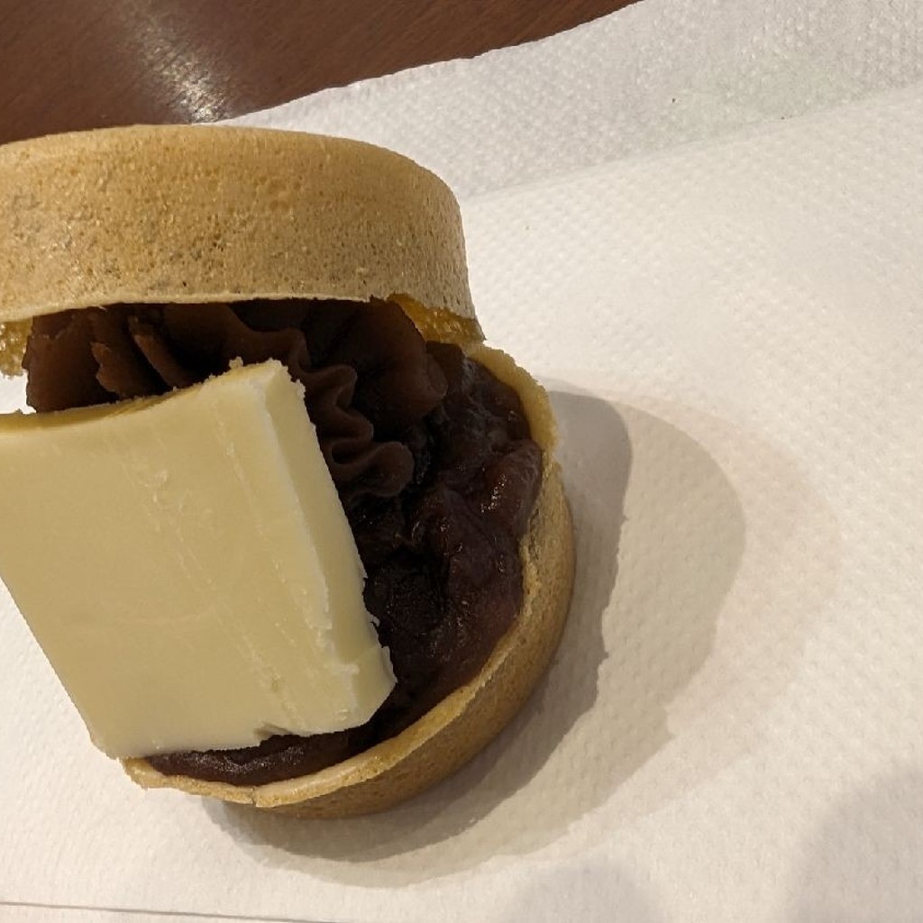 ユーザーが投稿したつぶあんバターの写真 - 実際訪問したユーザーが直接撮影して投稿した神辺町たい焼き / 今川焼時時紅豆餅店の写真