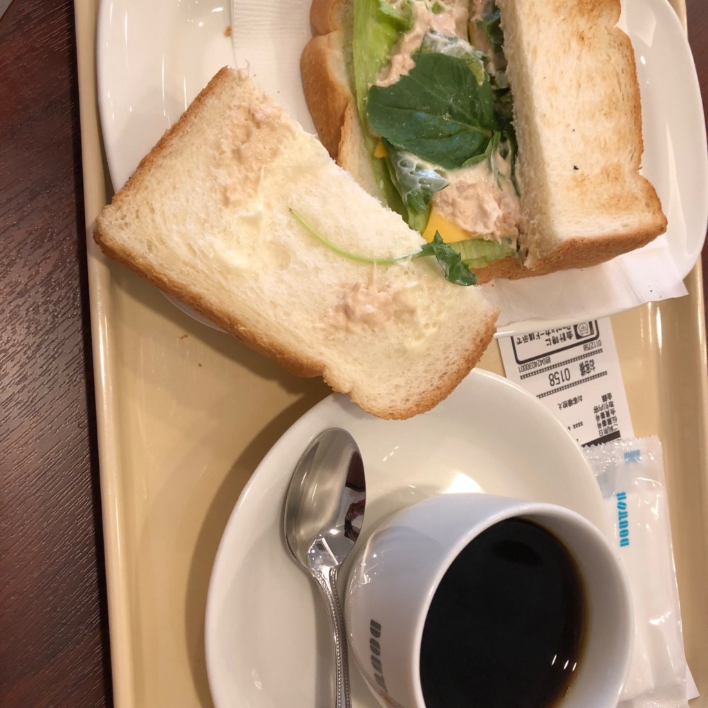 ユーザーが投稿したSモーニングセットの写真 - 実際訪問したユーザーが直接撮影して投稿した小豆沢カフェドトールコーヒーショップ 志村坂上店の写真