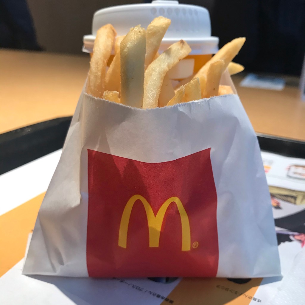 ユーザーが投稿したマックフライポテトの写真 - 実際訪問したユーザーが直接撮影して投稿した本町ファーストフードマクドナルド 京成船橋店の写真