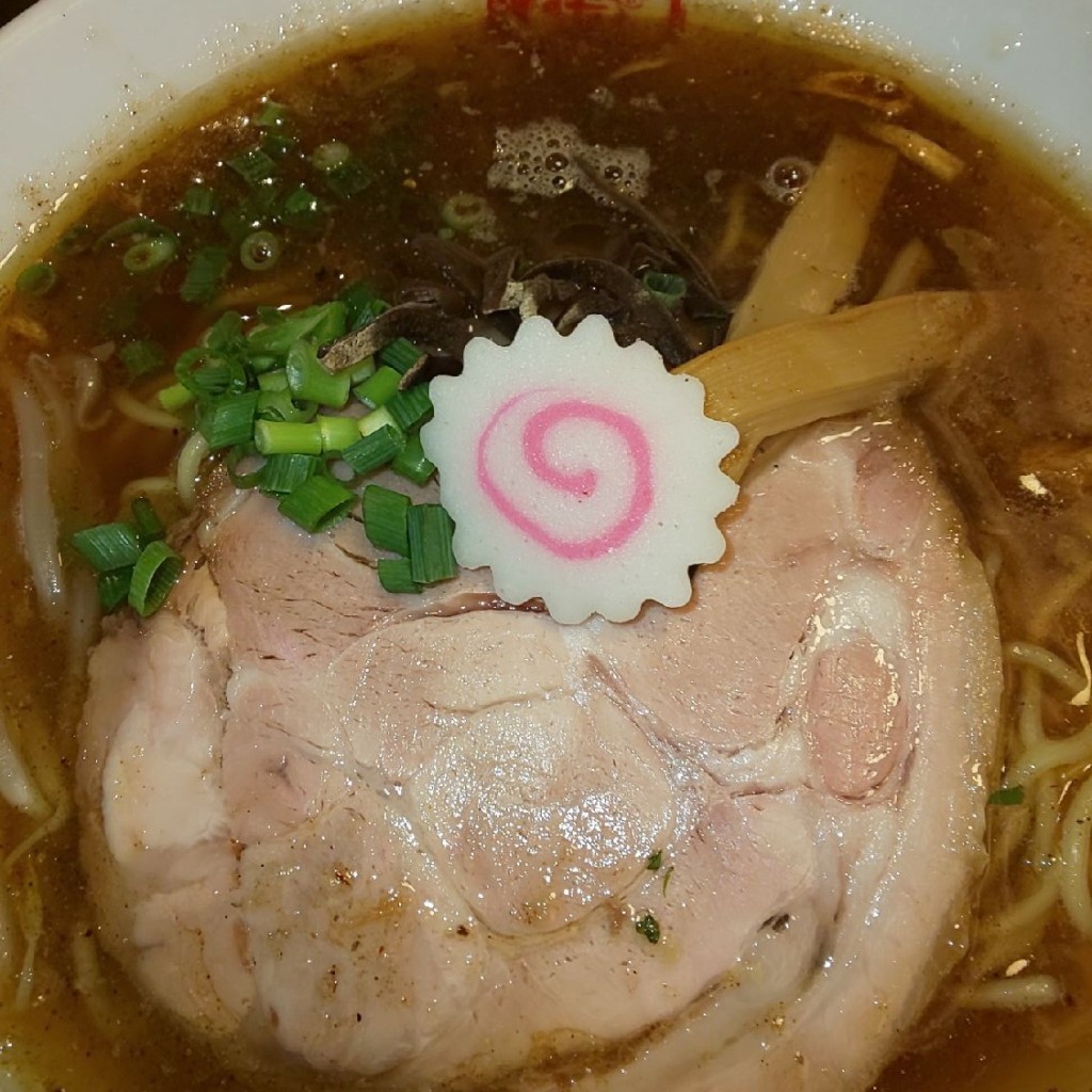 ユーザーが投稿した和風醤油ラーメンの写真 - 実際訪問したユーザーが直接撮影して投稿した若松東ラーメン / つけ麺暖だんの写真