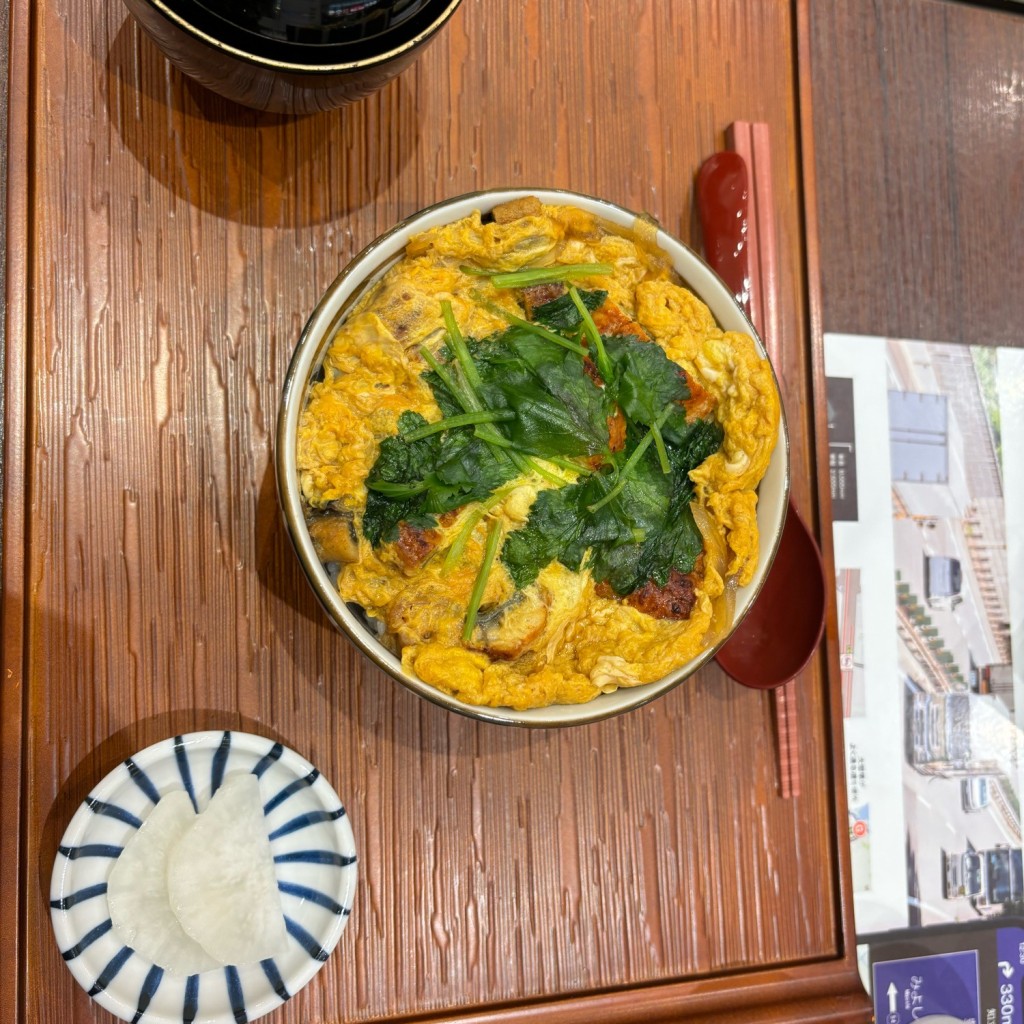 ユーザーが投稿したうな玉とじ丼の写真 - 実際訪問したユーザーが直接撮影して投稿した大平うなぎ鰻処かぐらの写真