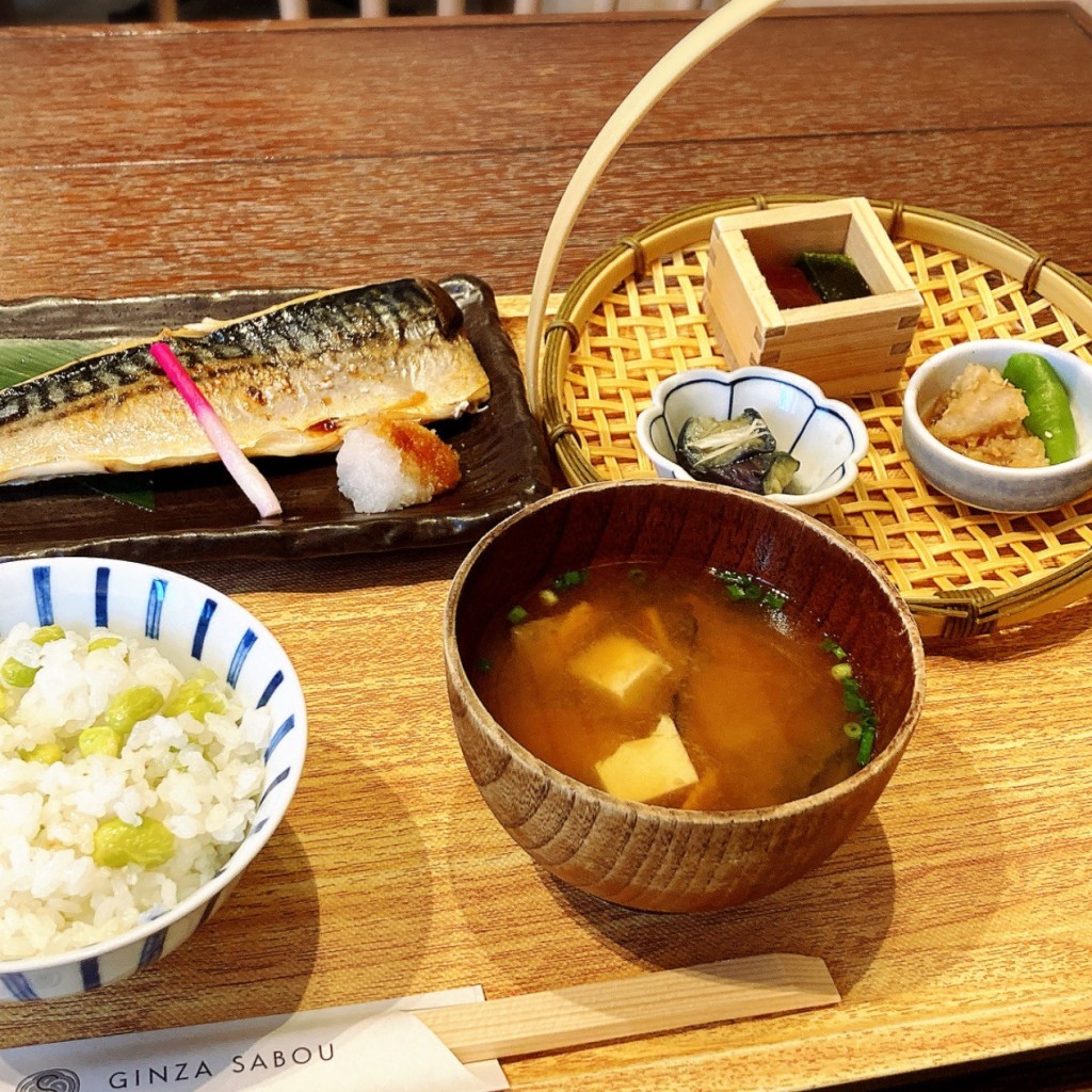 ユーザーが投稿した小鉢3種の写真 - 実際訪問したユーザーが直接撮影して投稿した深沢和食 / 日本料理SALON GINZA SABOU こめ食堂の写真