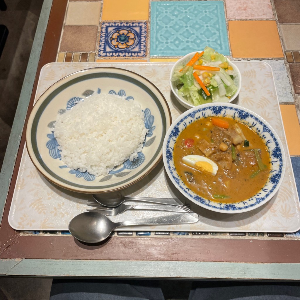 ユーザーが投稿したビーフ野菜カレーの写真 - 実際訪問したユーザーが直接撮影して投稿した阿佐谷南カレー紅屋の写真
