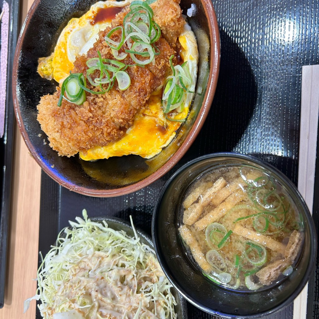 ユーザーが投稿したタレかつ丼セットの写真 - 実際訪問したユーザーが直接撮影して投稿した皆実町とんかつとん一 ゆめタウン広島の写真