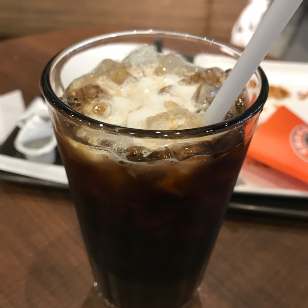 ユーザーが投稿したMアイスコーヒーの写真 - 実際訪問したユーザーが直接撮影して投稿した下鶴間カフェサンマルクカフェ イオンモール大和店の写真