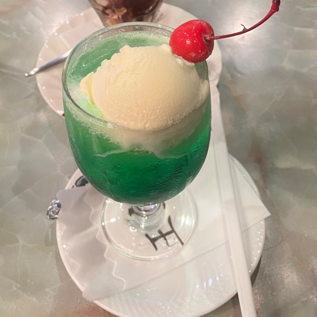 ユーザーが投稿したメロンソーダの写真 - 実際訪問したユーザーが直接撮影して投稿した上野喫茶店ギャランの写真