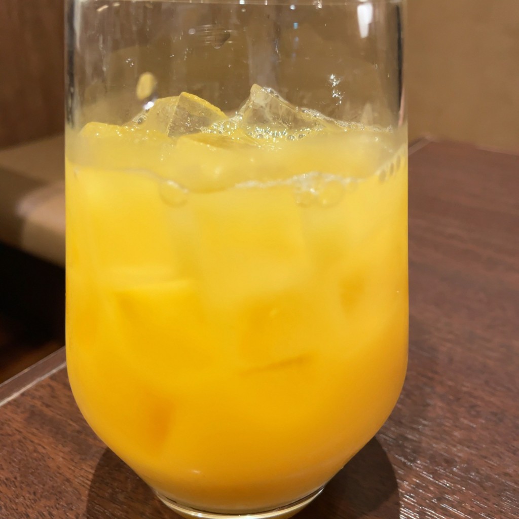 ユーザーが投稿したオレンジジュースの写真 - 実際訪問したユーザーが直接撮影して投稿した光が丘イタリアン蔵味珈琲 光が丘IMA店の写真