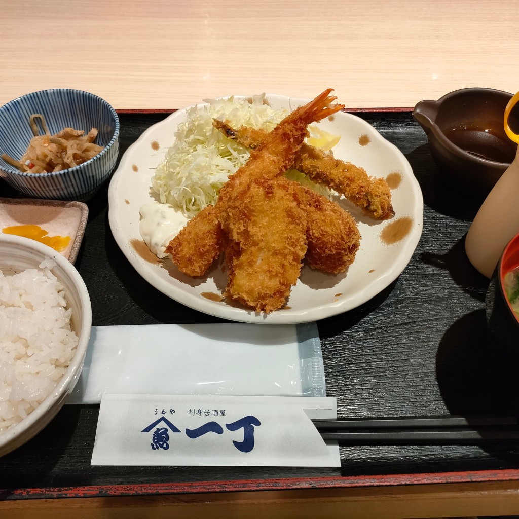 ユーザーが投稿したミックスフライの写真 - 実際訪問したユーザーが直接撮影して投稿した新宿魚介 / 海鮮料理魚や一丁 新宿三光町店の写真