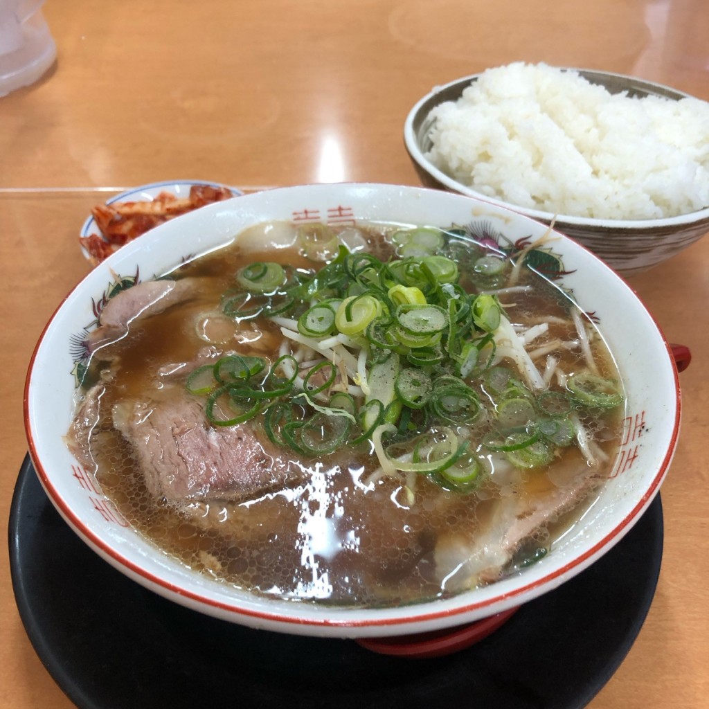 ユーザーが投稿したラーメン定食の写真 - 実際訪問したユーザーが直接撮影して投稿した都島北通ラーメン / つけ麺日出屋の写真