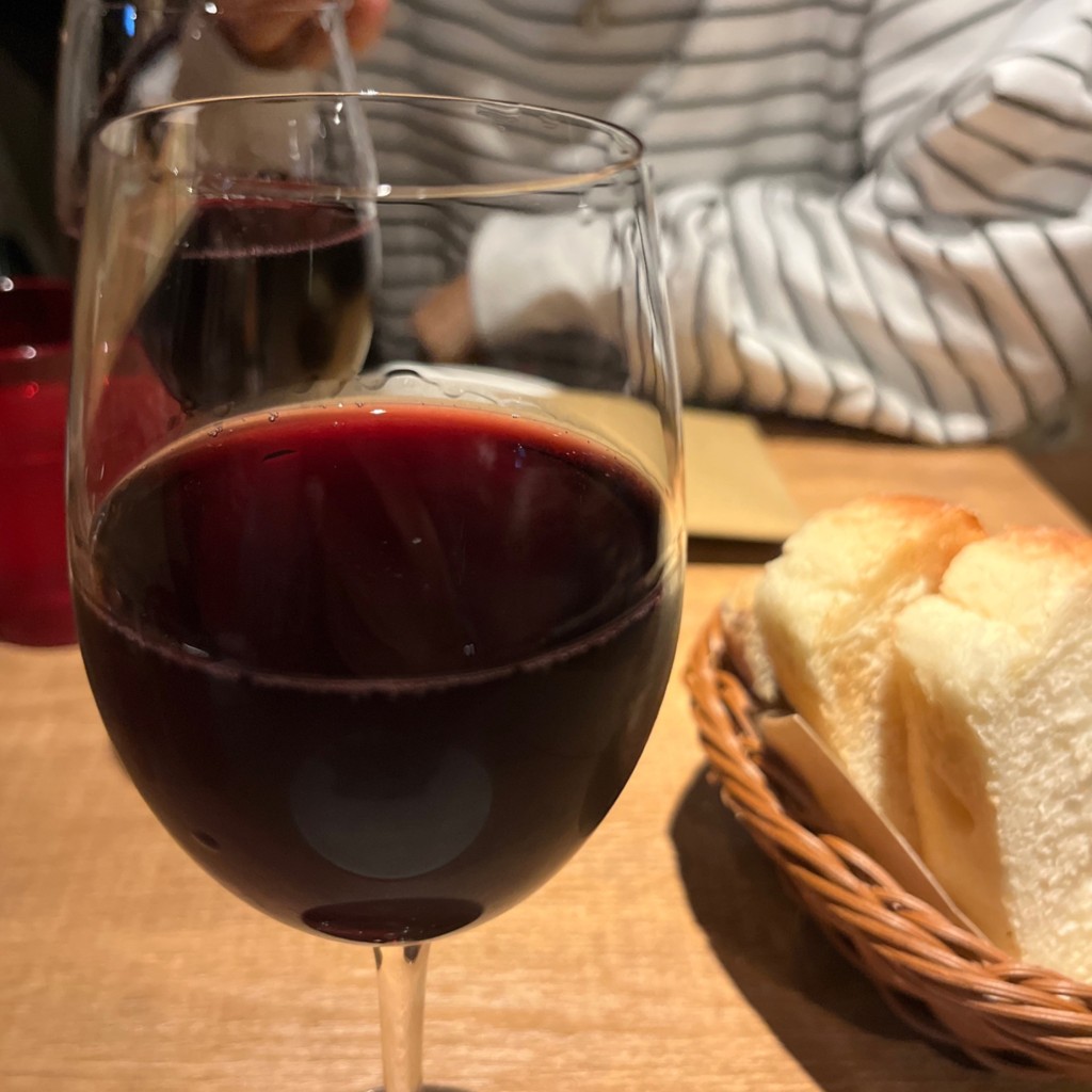 ユーザーが投稿した甘口ランブルスコ赤の写真 - 実際訪問したユーザーが直接撮影して投稿した恵比寿ワインバーワインの酒場。ディプント 恵比寿店の写真