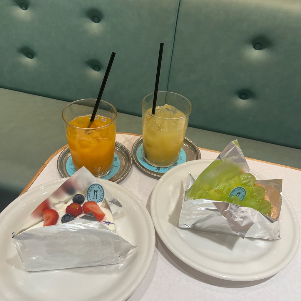 ユーザーが投稿したシャインマスカットのシの写真 - 実際訪問したユーザーが直接撮影して投稿した西新宿カフェRITUEL CAFE ルミネ新宿店の写真