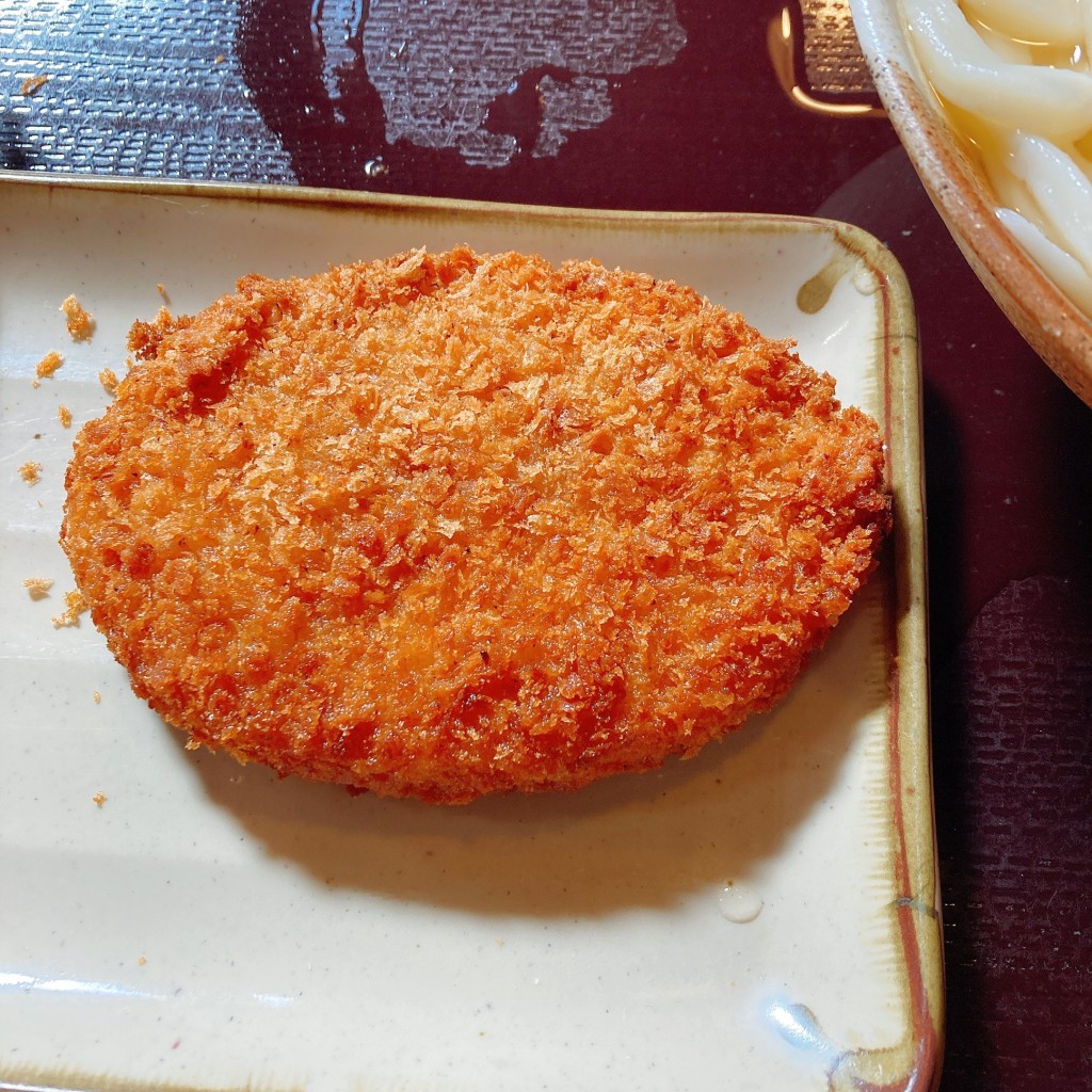 ユーザーが投稿したチーズチキンカツの写真 - 実際訪問したユーザーが直接撮影して投稿した前田東町うどんあづまうどんの写真