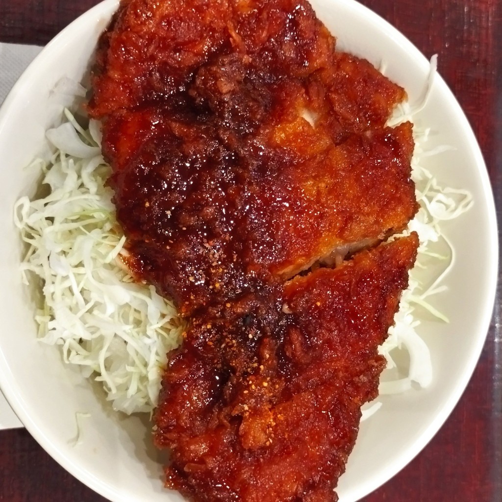 ユーザーが投稿したソースカツ丼の写真 - 実際訪問したユーザーが直接撮影して投稿した陽東その他飲食店キッチンすえひろの写真