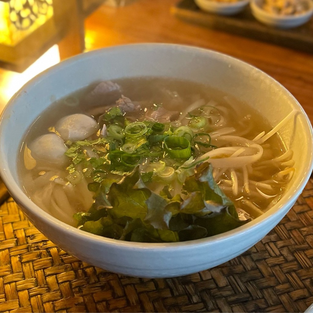 ユーザーが投稿したクイテアオ・ナームの写真 - 実際訪問したユーザーが直接撮影して投稿した下鴨南芝町タイ料理CHANG-NOIの写真