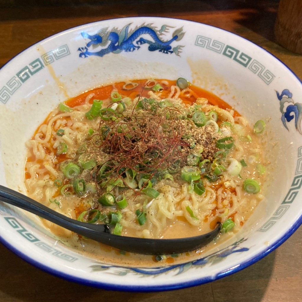 ユーザーが投稿した汁少なし坦々麺の写真 - 実際訪問したユーザーが直接撮影して投稿した祇園中華料理藤田屋の写真