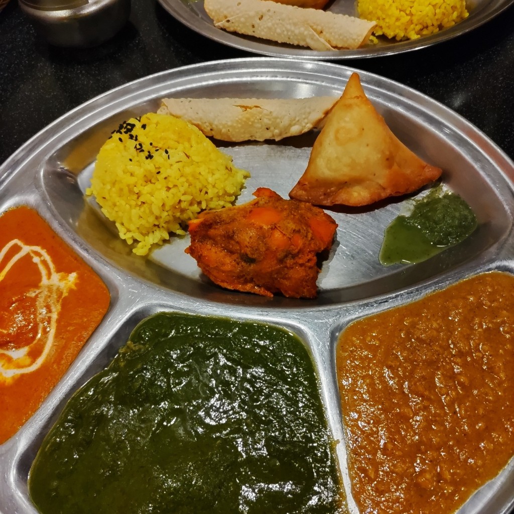 ユーザーが投稿したD  Thali [B]の写真 - 実際訪問したユーザーが直接撮影して投稿した琴ノ緒町インド料理インドカレーの店 神戸アールティー 三宮店の写真