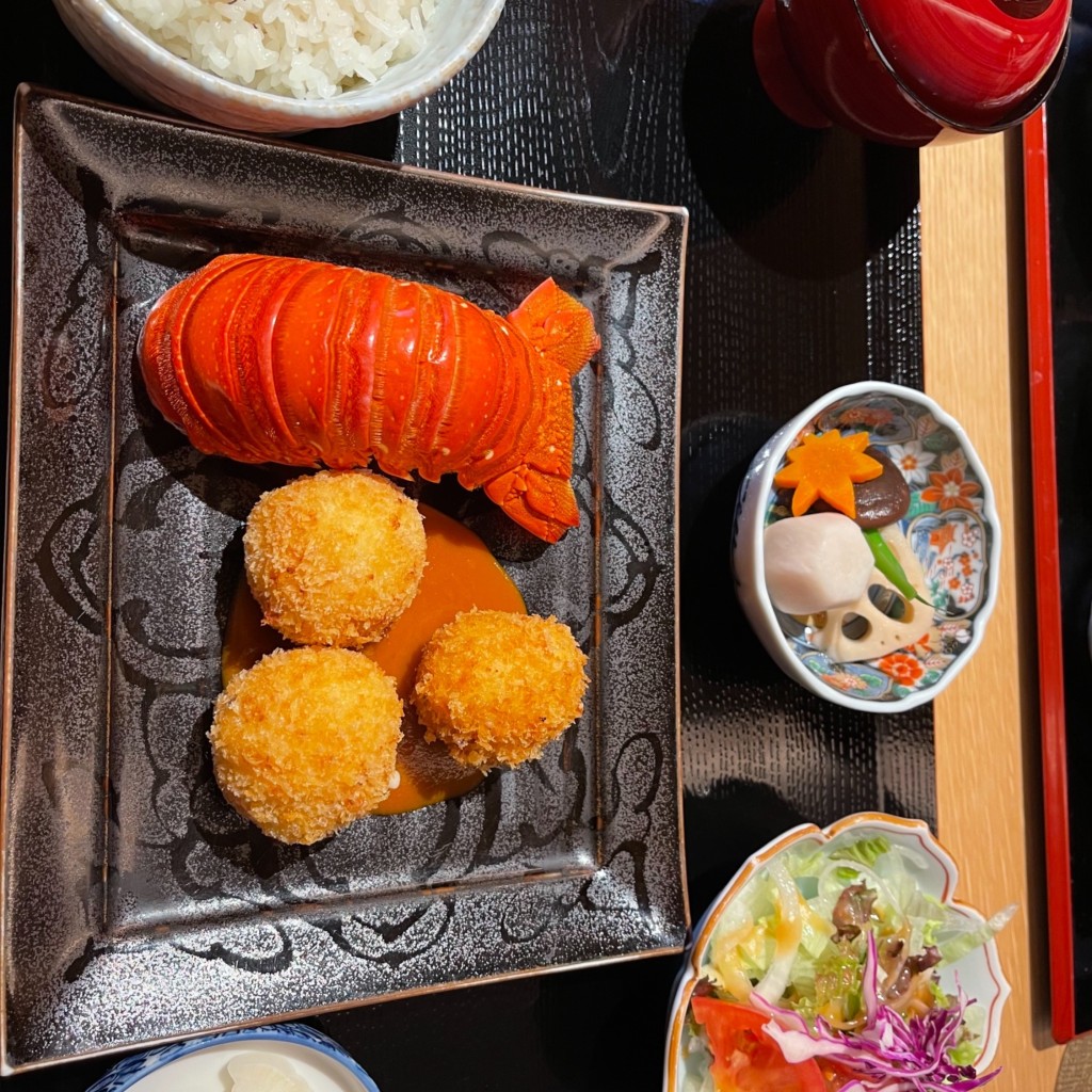 ユーザーが投稿したコロッケの写真 - 実際訪問したユーザーが直接撮影して投稿した三宮町魚介 / 海鮮料理中納言 神戸三宮本店の写真