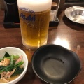 アサヒ生ビール - 実際訪問したユーザーが直接撮影して投稿した上大岡西居酒屋ろばた焼安兵衛の写真のメニュー情報