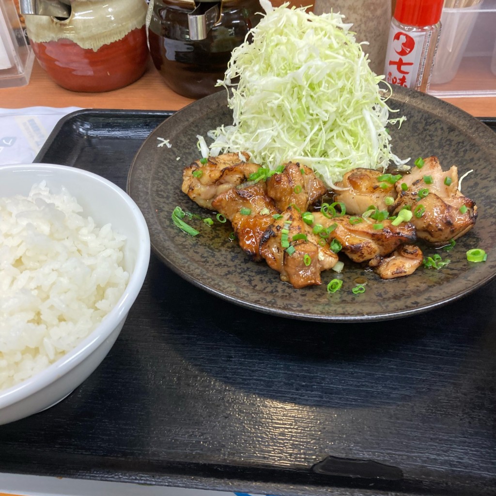 ユーザーが投稿した焼き鳥定食の写真 - 実際訪問したユーザーが直接撮影して投稿したからあげから好し 久喜駅店の写真