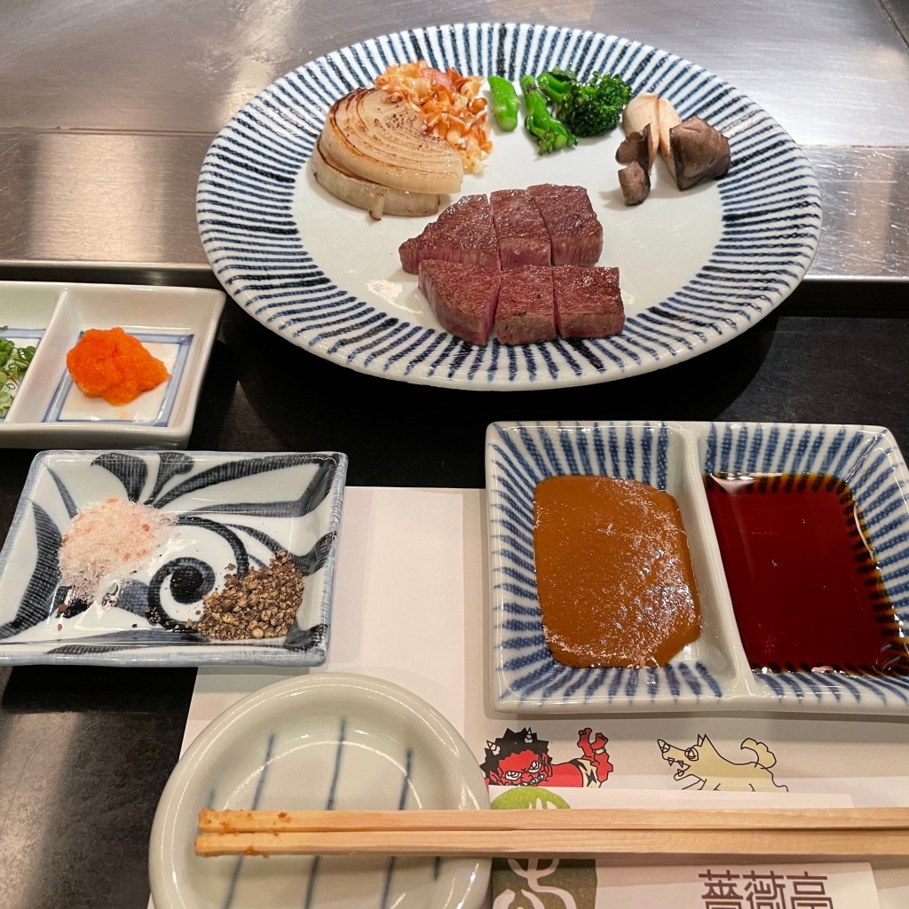 ずーーーーさんが投稿した下通鉄板焼きのお店薔薇亭/ばらていの写真