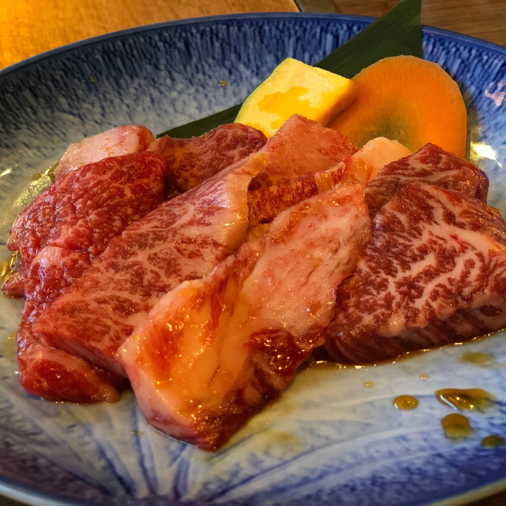 ユーザーが投稿した焼肉定食(肉・飯・ス)の写真 - 実際訪問したユーザーが直接撮影して投稿した宮原町肉料理凱旋門 宮原店の写真