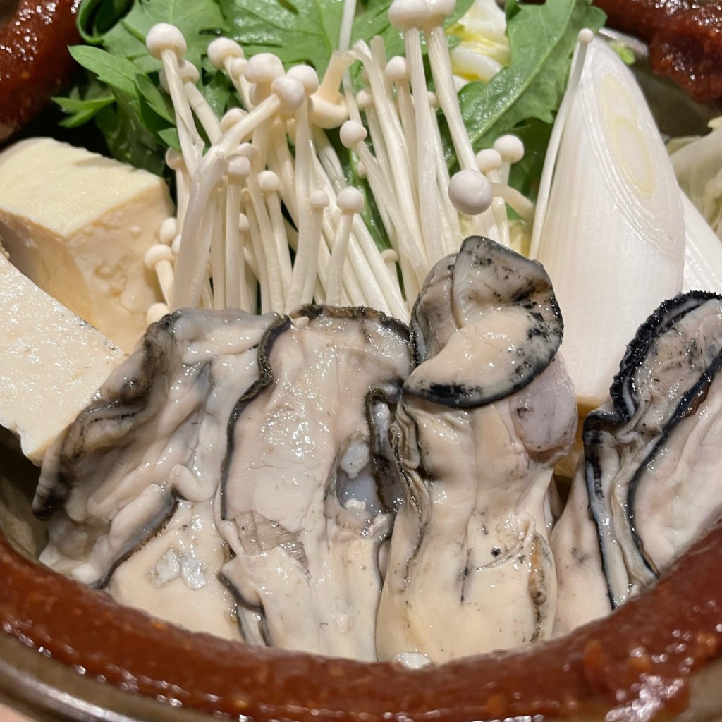 ユーザーが投稿したカキの土手鍋の写真 - 実際訪問したユーザーが直接撮影して投稿した上野寿司吉池食堂の写真