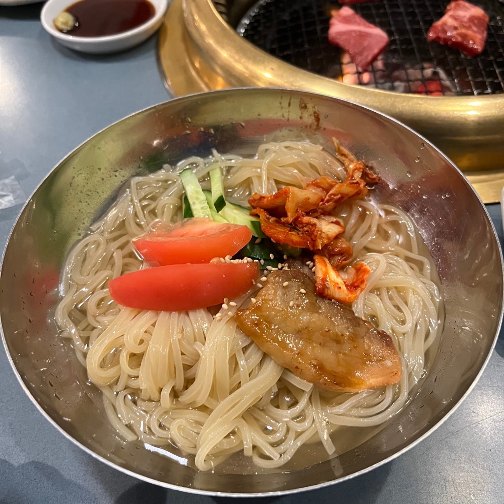 ユーザーが投稿した冷麺の写真 - 実際訪問したユーザーが直接撮影して投稿した東山肉料理焼肉ハウス ファミリーの写真