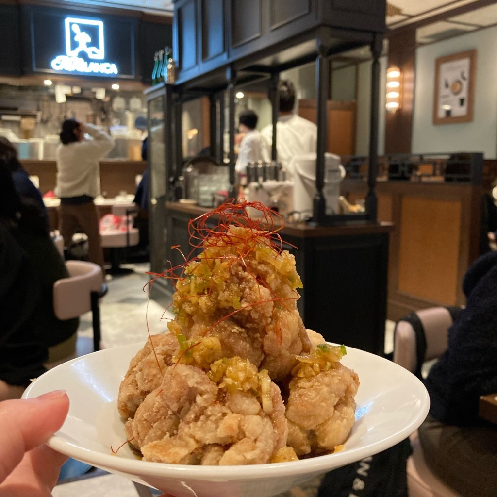 ユーザーが投稿した油淋鶏の写真 - 実際訪問したユーザーが直接撮影して投稿した南幸中華料理ミズ カサブランカの写真