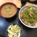 牛丼 - 実際訪問したユーザーが直接撮影して投稿した西大橋牛丼吉野家 つくば大境店の写真のメニュー情報