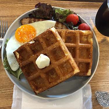 実際訪問したユーザーが直接撮影して投稿した南御座カフェFunny’sWaffle 高知・蔦谷書店の写真