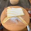 ぐりとぐらのカステラパンケーキ - 実際訪問したユーザーが直接撮影して投稿したひばりが丘カフェCOMMA,COFFEEの写真のメニュー情報