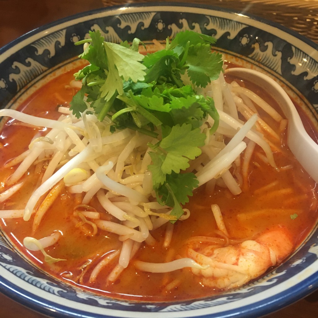 ユーザーが投稿したトムヤムラーメンの写真 - 実際訪問したユーザーが直接撮影して投稿した赤坂タイ料理ティーヌン 赤坂店の写真