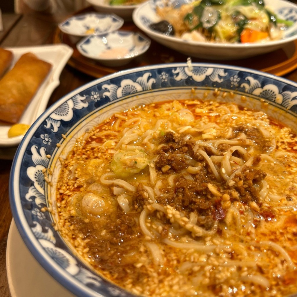 ユーザーが投稿した白ごま々麺の写真 - 実際訪問したユーザーが直接撮影して投稿した心斎橋筋北京料理梅梅の写真