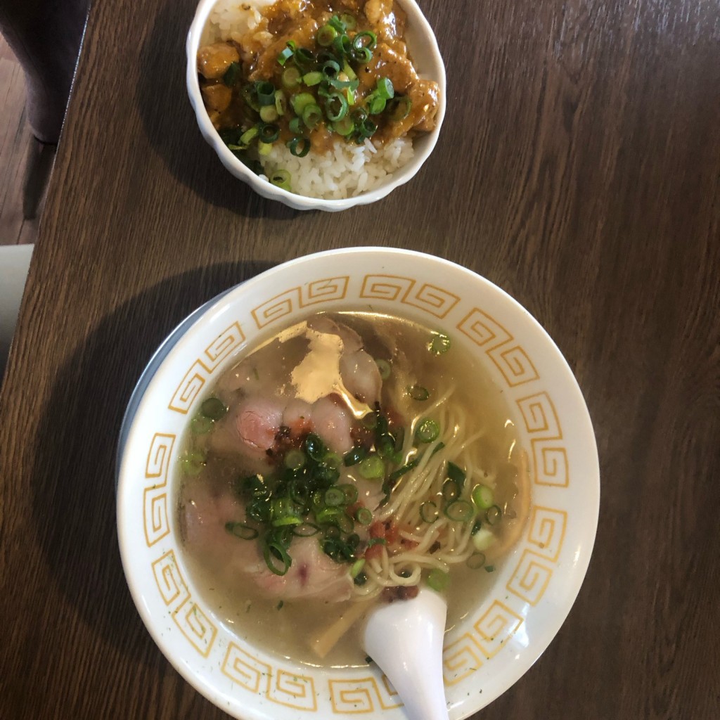 ユーザーが投稿した梅塩ラーメンの写真 - 実際訪問したユーザーが直接撮影して投稿した外目ラーメン専門店ビストロホームメイドの写真