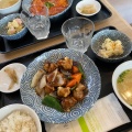 定食エビチリ - 実際訪問したユーザーが直接撮影して投稿した青葉台中華料理中華美食 トミーズキッチンの写真のメニュー情報