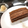 Millefeuille - 実際訪問したユーザーが直接撮影して投稿した日本橋本町チョコレートル・ショコラ・アラン・デュカス 東京工房の写真のメニュー情報