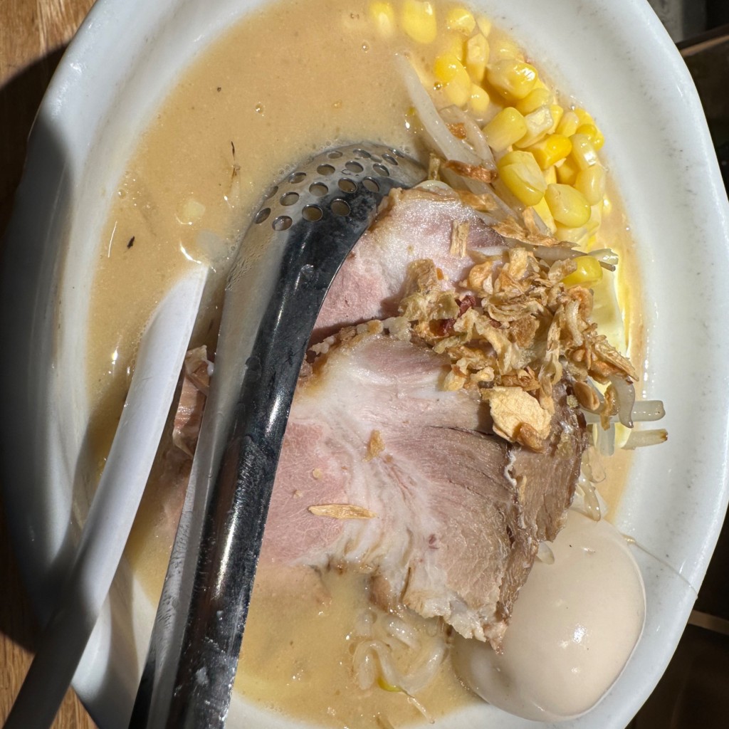 ユーザーが投稿した味噌ラーメン セットのせの写真 - 実際訪問したユーザーが直接撮影して投稿した成増ラーメン専門店花木流味噌 成増総本店の写真