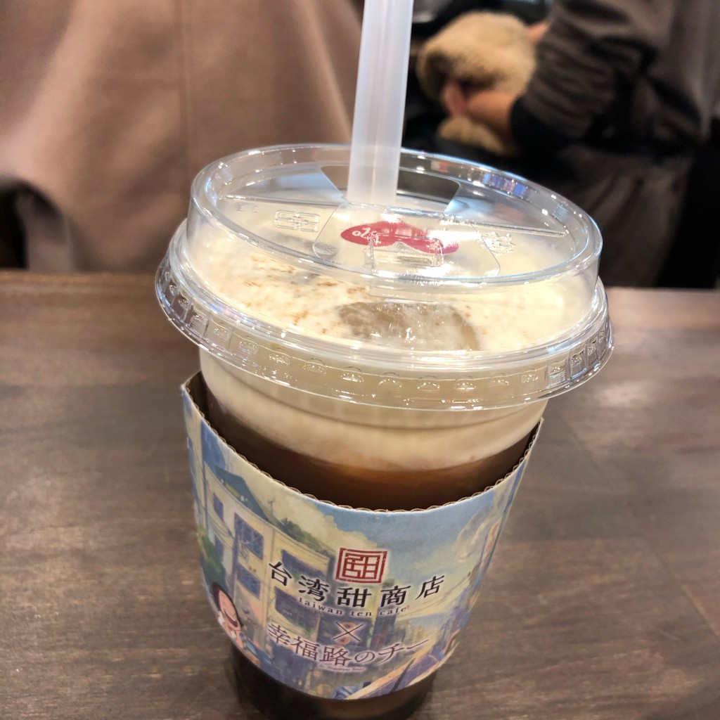 ユーザーが投稿した古早味紅茶ナの写真 - 実際訪問したユーザーが直接撮影して投稿した芝田タピオカ台湾甜商店 梅田阪急三番街店の写真